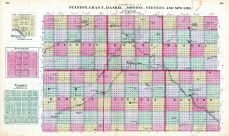 Stanton, Grant, Haskel, Morton, Stevens and Seward Counties, Edwin, Surprise, Taloga, Kansas State Atlas 1887